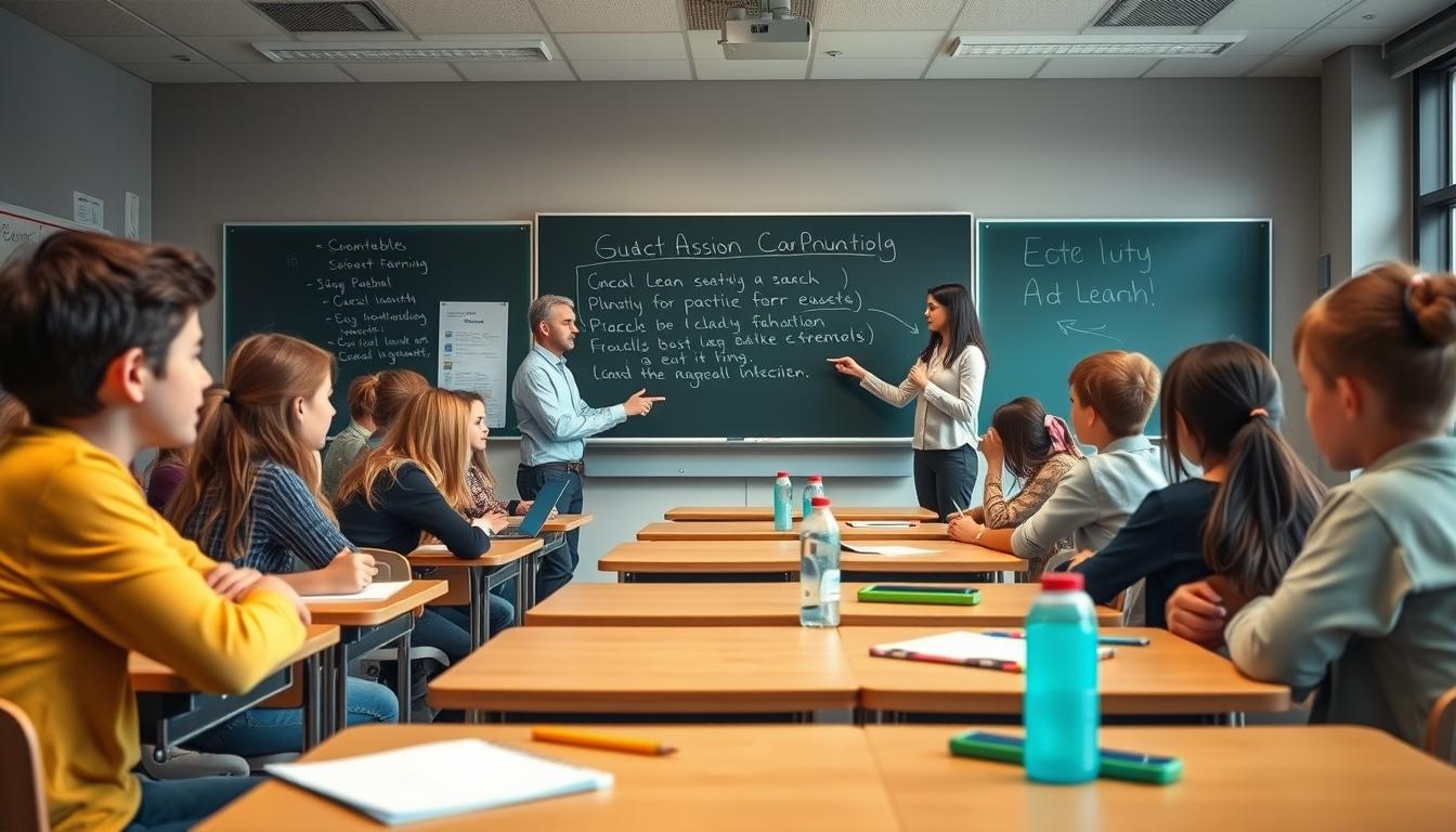 Organized study environment supporting productive learning
