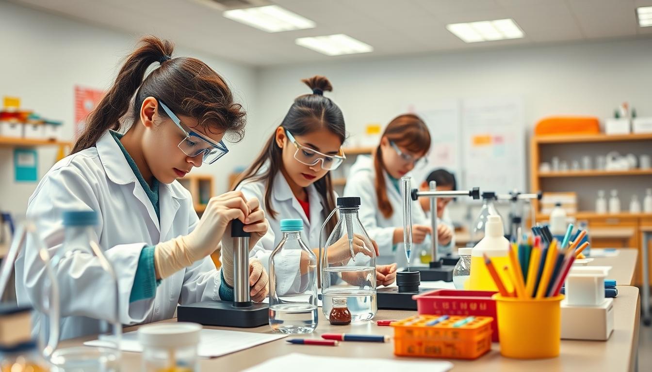 Structured study materials and learning resources on a desk